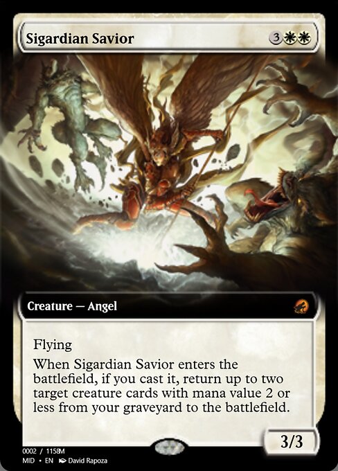 Sigardian Savior highlighted card art
