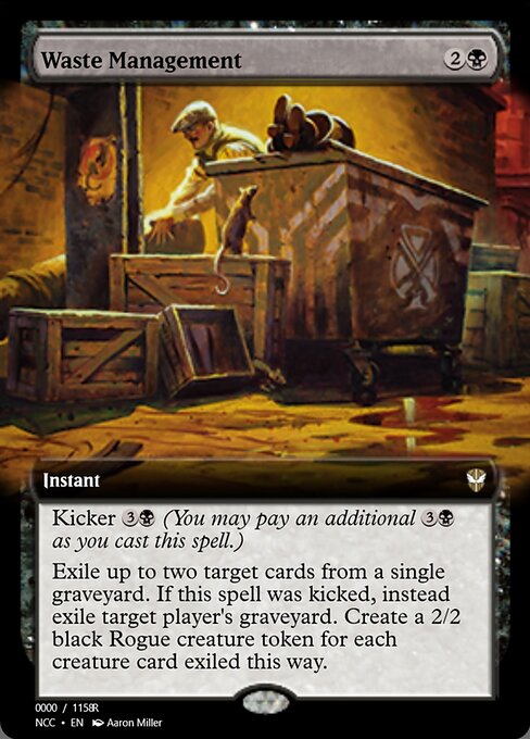 Waste Management highlighted card art