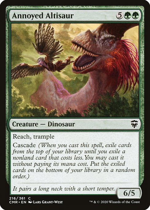 Annoyed Altisaur from Commander Legends