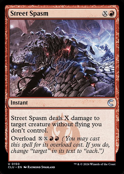 Street Spasm highlighted card art