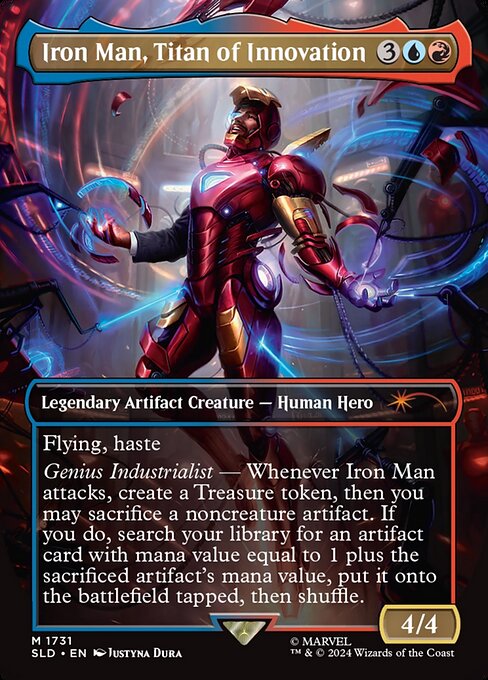 Iron Man, Titan of Innovation highlighted card art