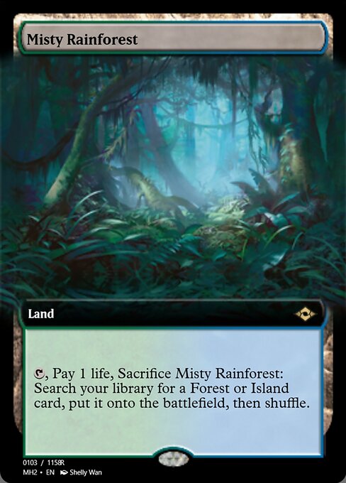 Misty Rainforest from Magic Online Promos