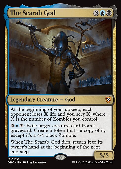 The Scarab God highlighted card art