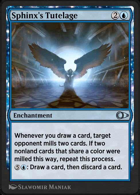 Sphinx's Tutelage highlighted card art