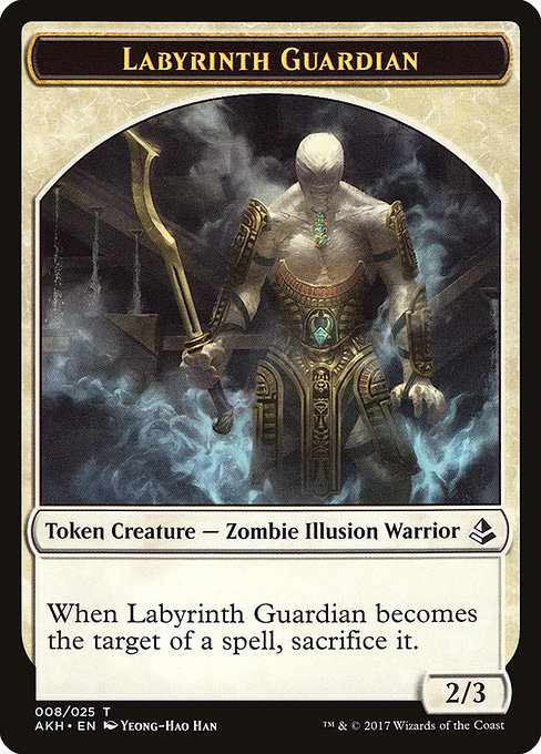 Labyrinth Guardian highlighted card art