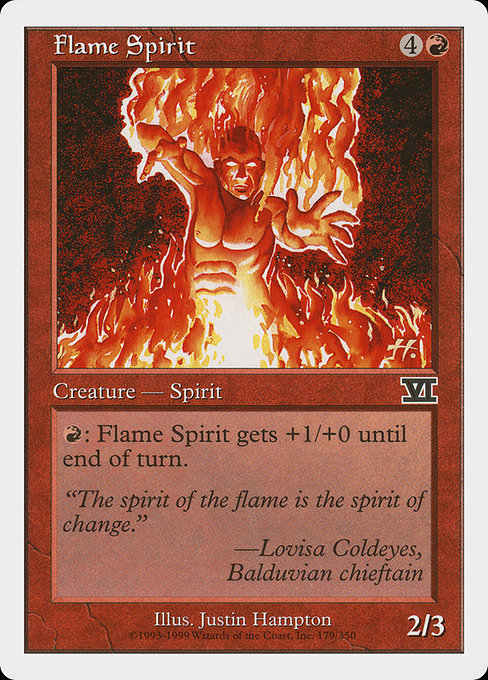 Flame Spirit from Classic Sixth Edition