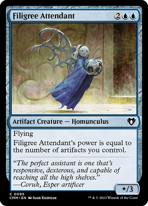 Filigree Attendant from Commander Masters