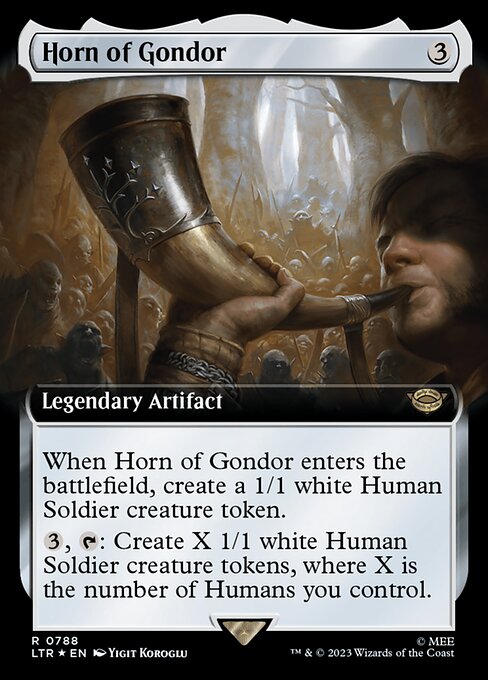 Horn of Gondor highlighted card art