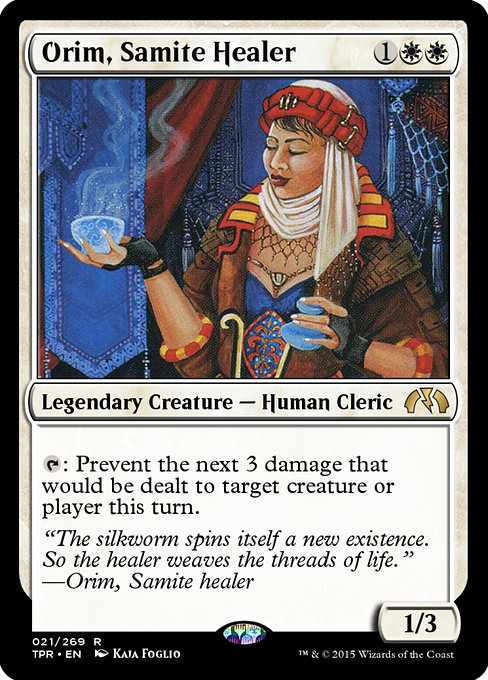Orim, Samite Healer highlighted card art