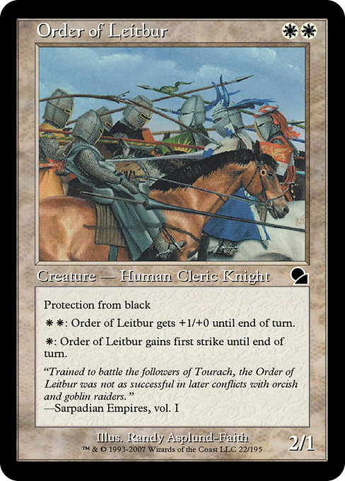 Order of Leitbur highlighted card art