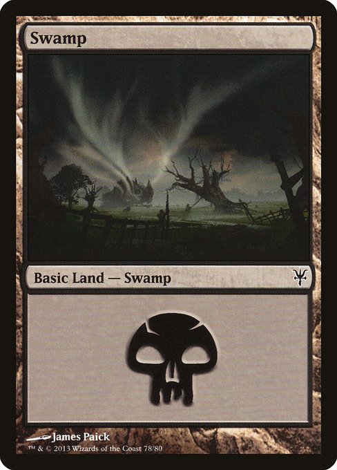 Swamp from Duel Decks: Sorin vs. Tibalt