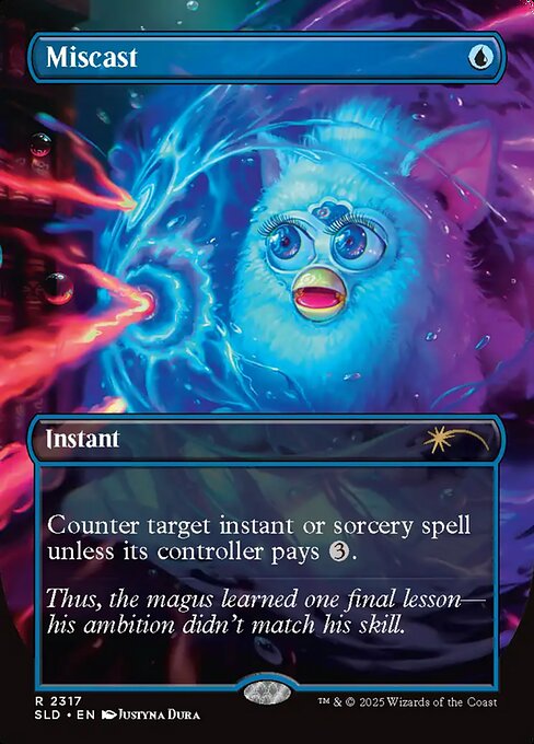 Miscast highlighted card art