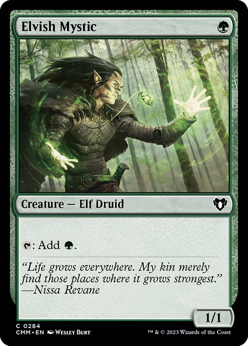 Elvish Mystic from Commander Masters