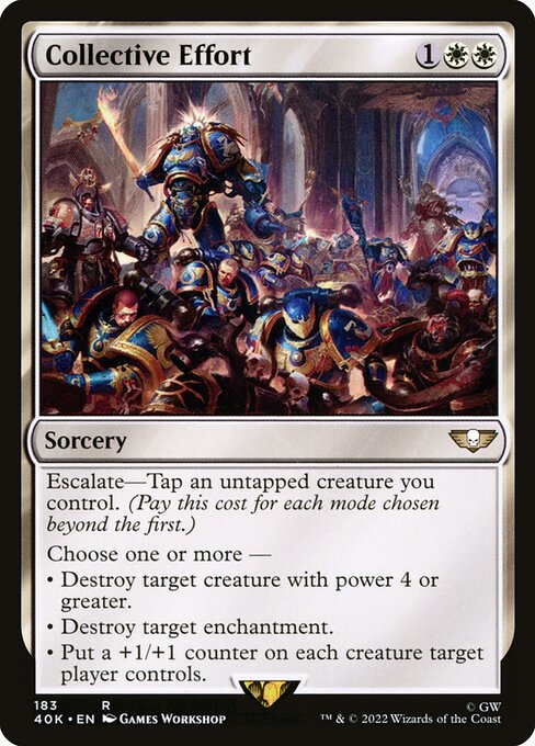 Collective Effort from Warhammer 40,000 Commander