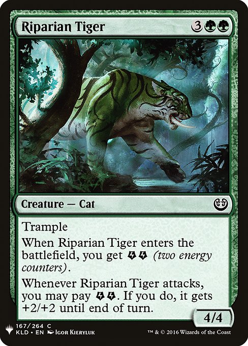 Riparian Tiger from The List