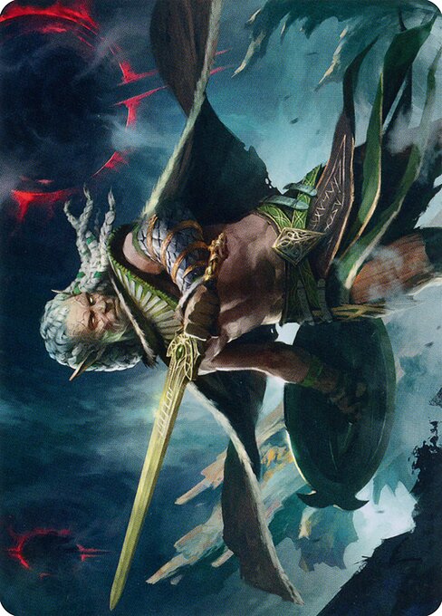 Serpent-Blade Assailant // Serpent-Blade Assailant from March of the Machine Art Series