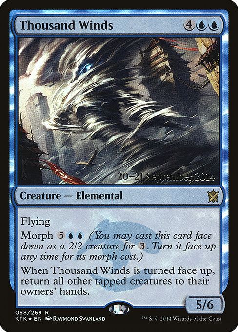 Thousand Winds from Khans of Tarkir Promos