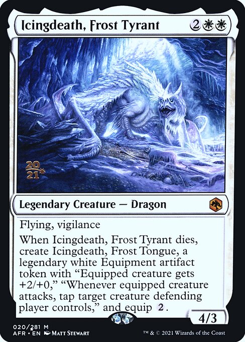 Icingdeath, Frost Tyrant from Adventures in the Forgotten Realms Promos
