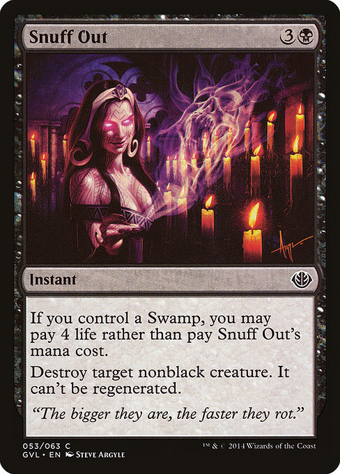 Snuff Out from Duel Decks Anthology: Garruk vs. Liliana