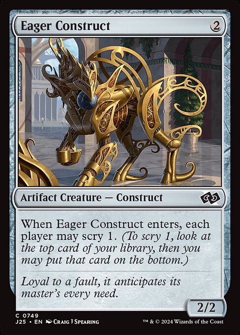 Eager Construct highlighted card art