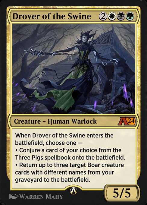 Drover of the Swine highlighted card art