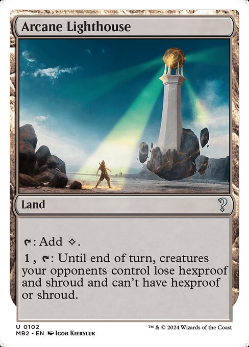 Arcane Lighthouse highlighted card art