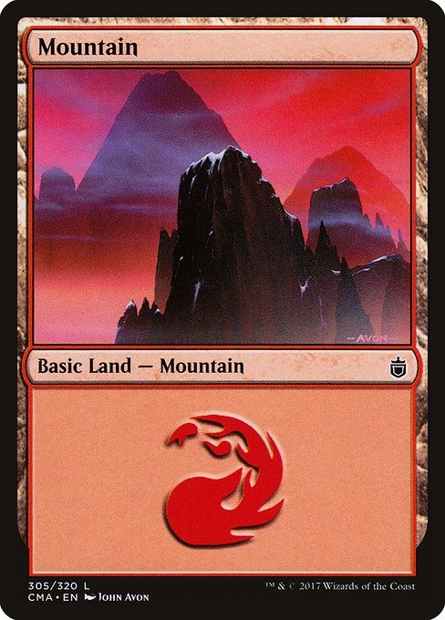 Mountain from Commander Anthology