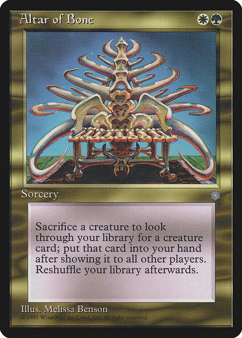 Altar of Bone highlighted card art
