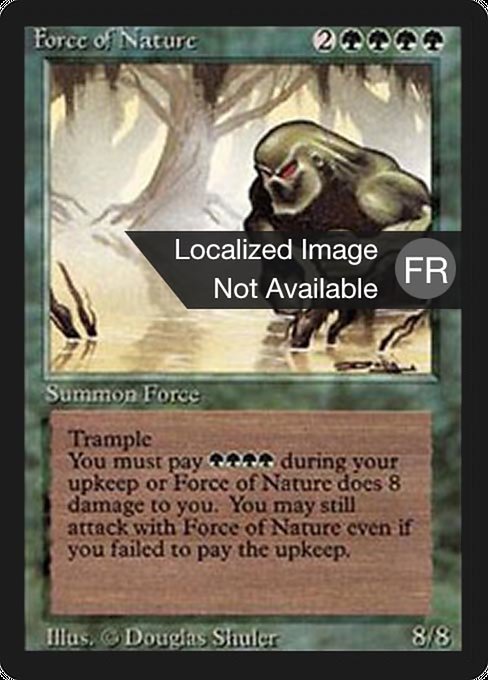 Force of Nature from Foreign Black Border