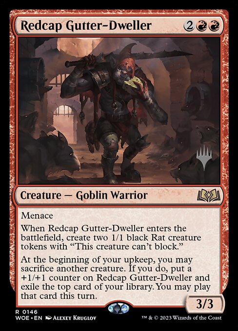 Redcap Gutter-Dweller from Wilds of Eldraine Promos