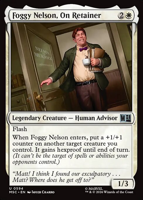 Foggy Nelson, On Retainer from Marvel Super Heroes Commander