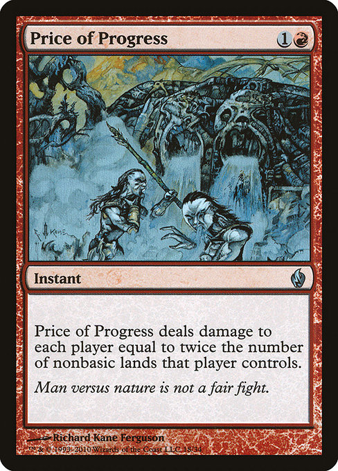 Price of Progress from Premium Deck Series: Fire and Lightning