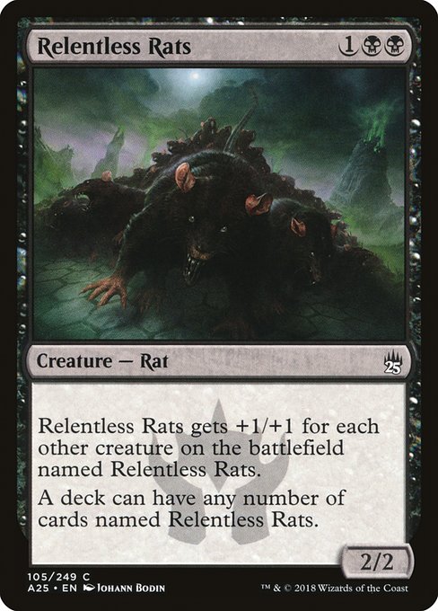 Relentless Rats from Masters 25