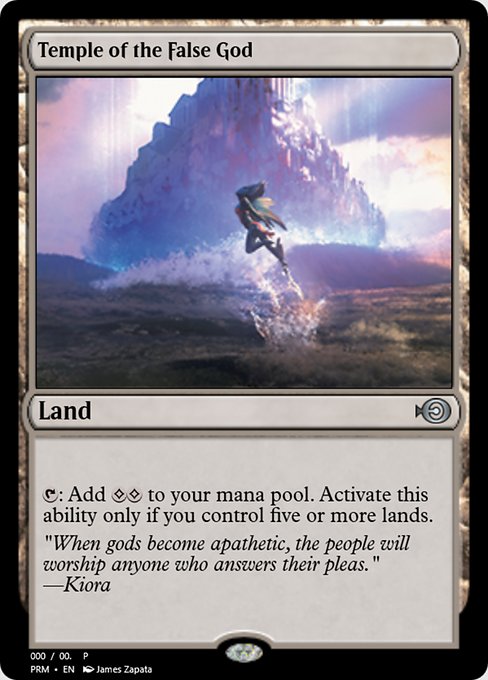 Temple of the False God from Magic Online Promos