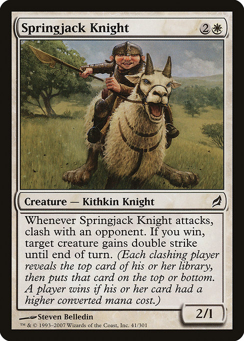 Springjack Knight highlighted card art