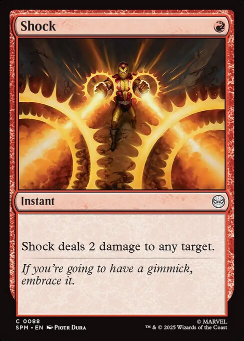 Shock highlighted card art