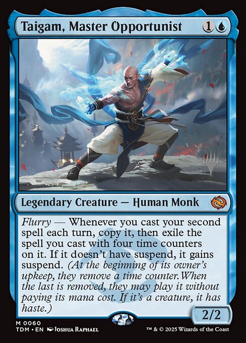 Taigam, Master Opportunist from Tarkir: Dragonstorm Promos
