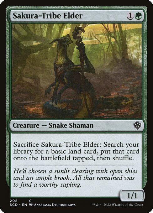 Sakura-Tribe Elder from Starter Commander Decks