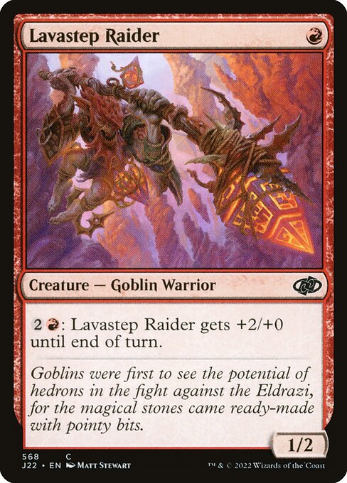 Lavastep Raider highlighted card art