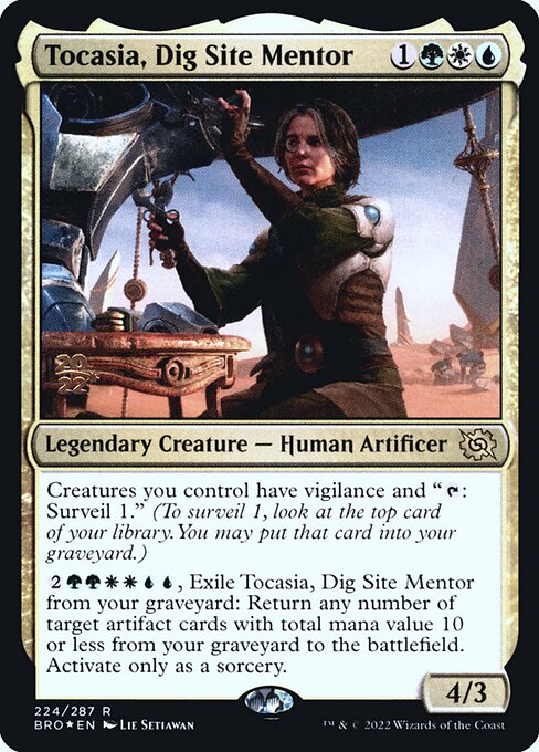 Tocasia, Dig Site Mentor from The Brothers' War Promos