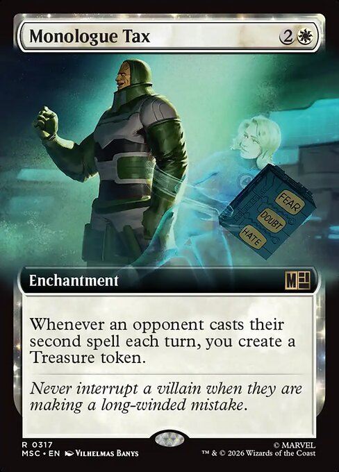 Monologue Tax from Marvel Super Heroes Commander