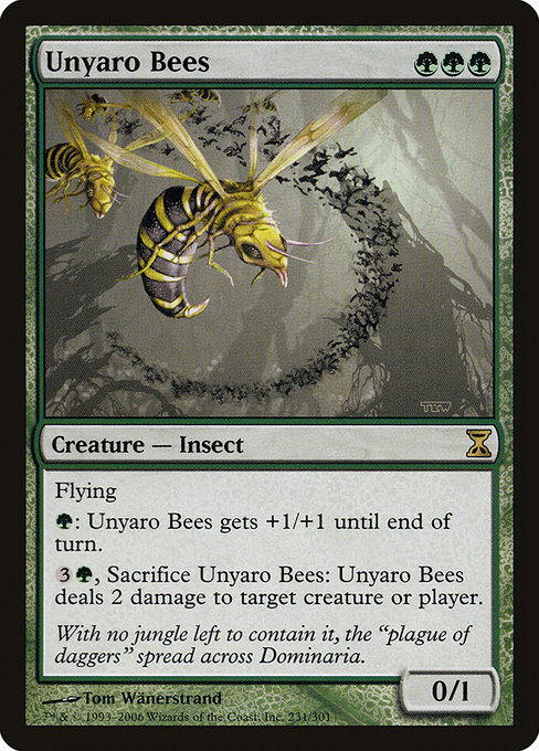 Unyaro Bees highlighted card art