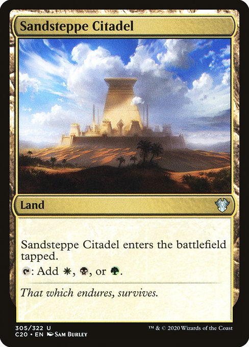 Sandsteppe Citadel from Commander 2020