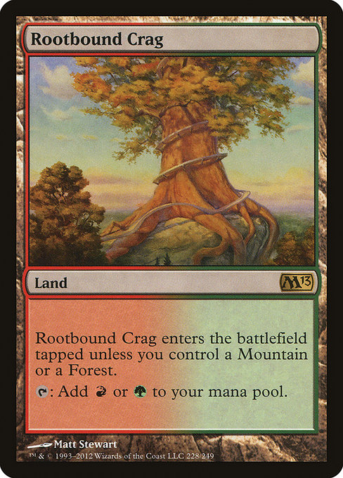 Rootbound Crag from Magic 2013