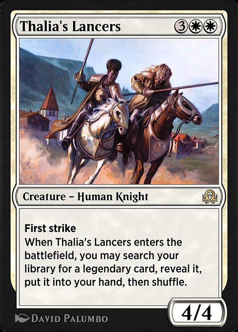 Thalia's Lancers highlighted card art