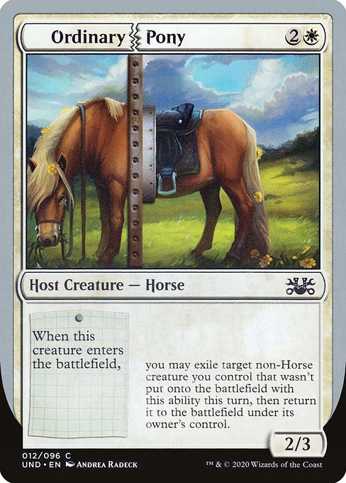 Ordinary Pony highlighted card art