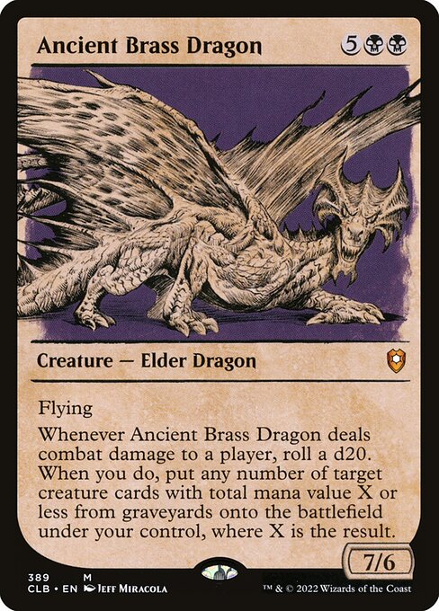 Ancient Brass Dragon from Commander Legends: Battle for Baldur's Gate