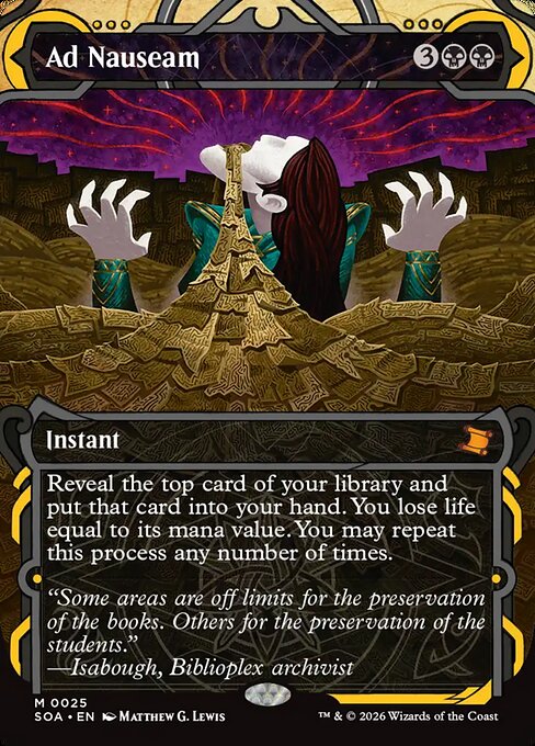 Ad Nauseam highlighted card art