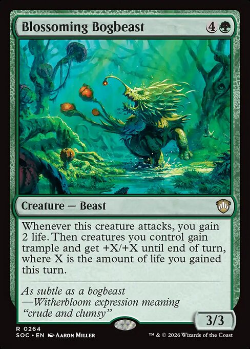 Blossoming Bogbeast from Secrets of Strixhaven Commander