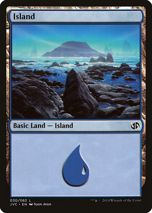 Island from Duel Decks Anthology: Jace vs. Chandra